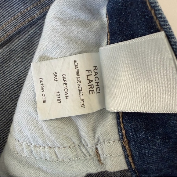 DL1961 Jeans Womens 28 DL Vintage Rachel Flare Ultra High Rise Stretch - Picture 6 of 11